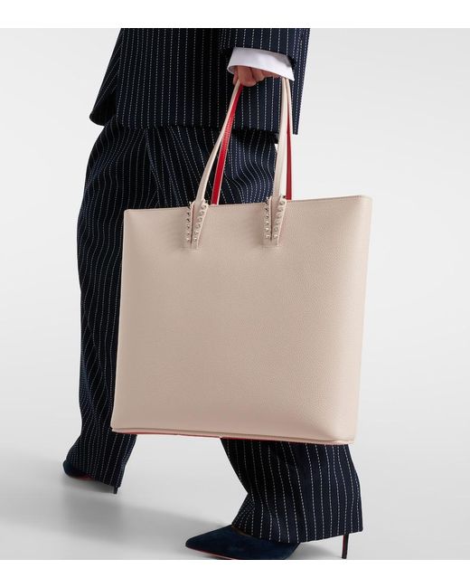 Christian Louboutin Natural Cabata N/S Shopping Bag