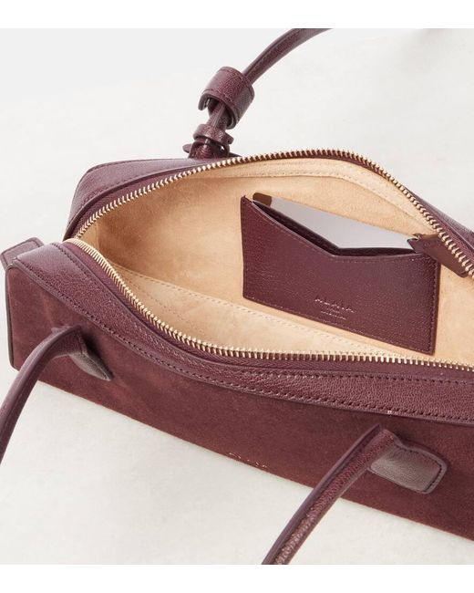 Alaïa Red Schultertasche Le Teckel Small