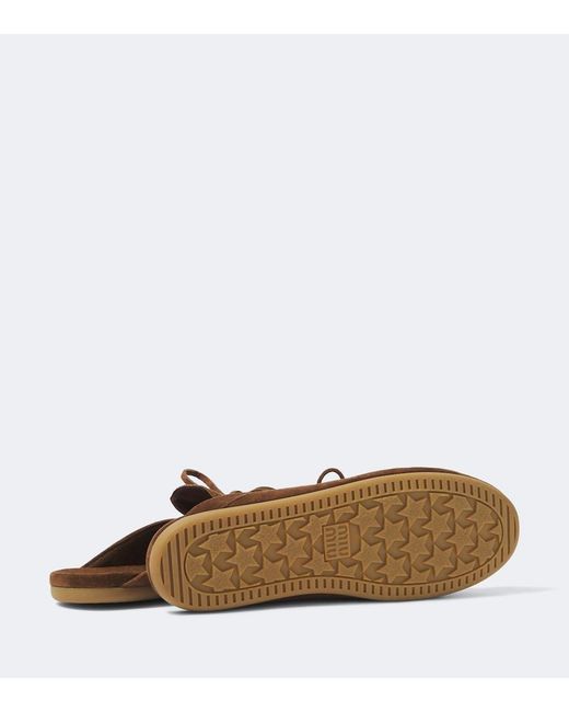 Miu Miu Brown Suede Mules for men