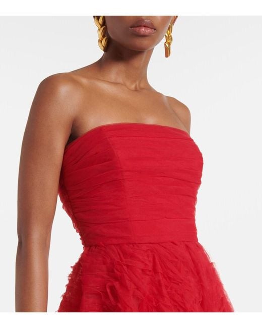 Rebecca Vallance Red Fernanda Gown