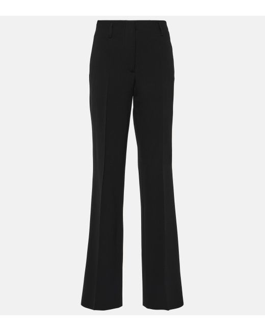 Pantalon droit a taille haute Dries Van Noten en coloris Black