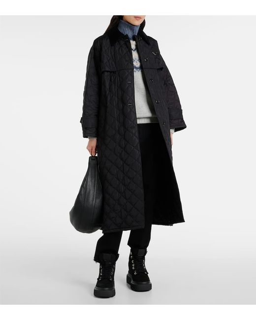 Inuikii Black Matilda Shearling-Lined Suede Lace-Up Boots