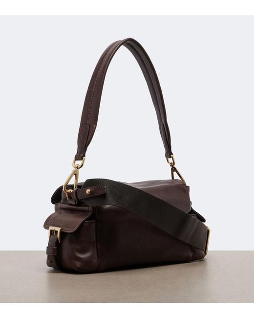 Prada Brown Explore Medium Leather Shoulder Bag