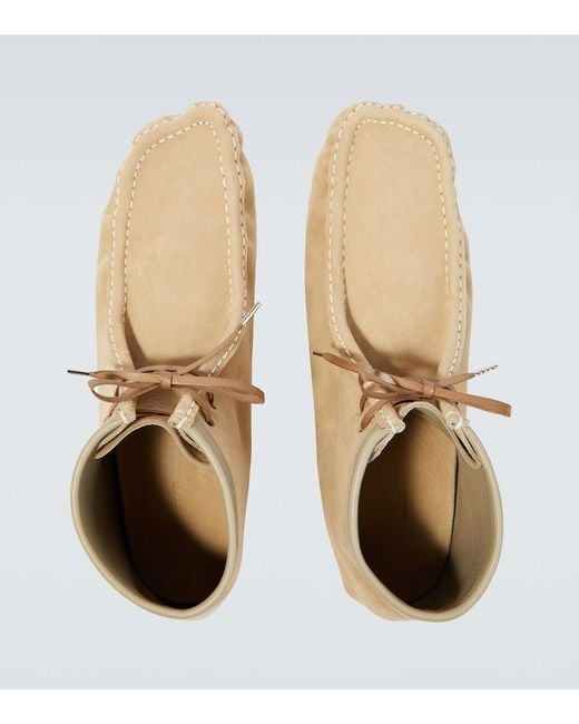 Auralee Natural Suede Mocassins for men
