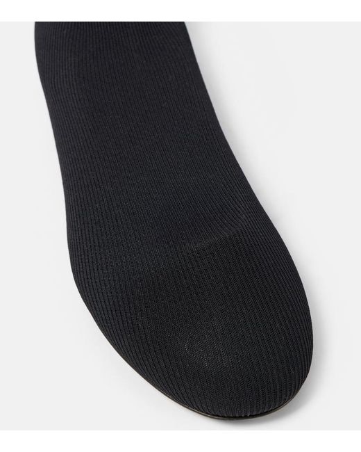 Proenza Schouler Blue Tee Knit Sock Boots