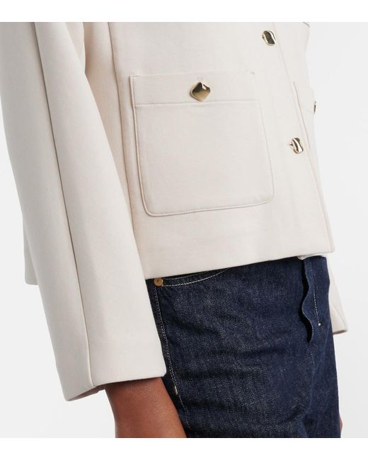 Max Mara Natural Armonioso Cotton-Blend Jersey Jacket