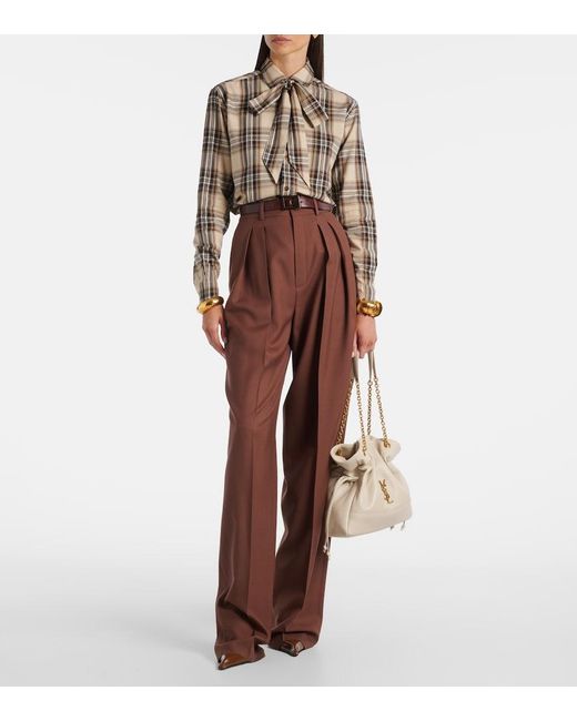 Saint Laurent Natural Small Jamie Shoulder Bag