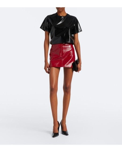 Courreges Black Vinyl Top