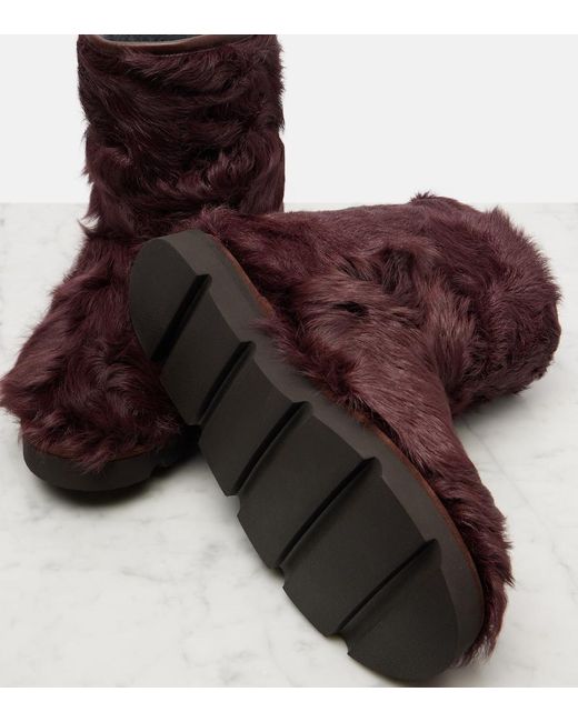 Brunello Cucinelli Brown Shealing Ankle Boots