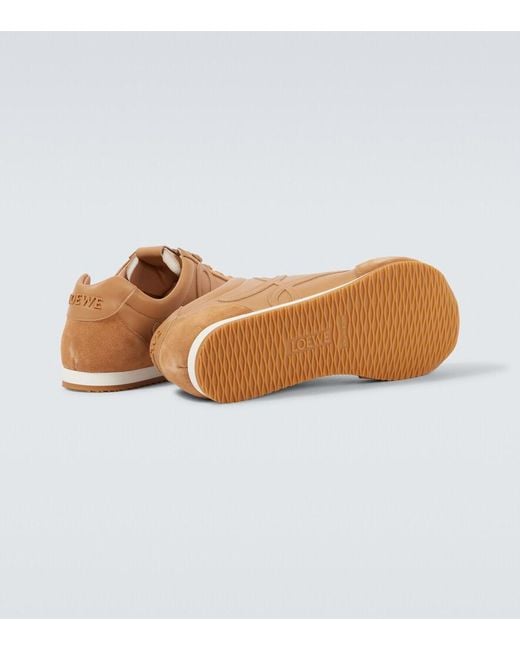 Loewe Brown Ballet Runner 2.0 Leather Sneakers for men
