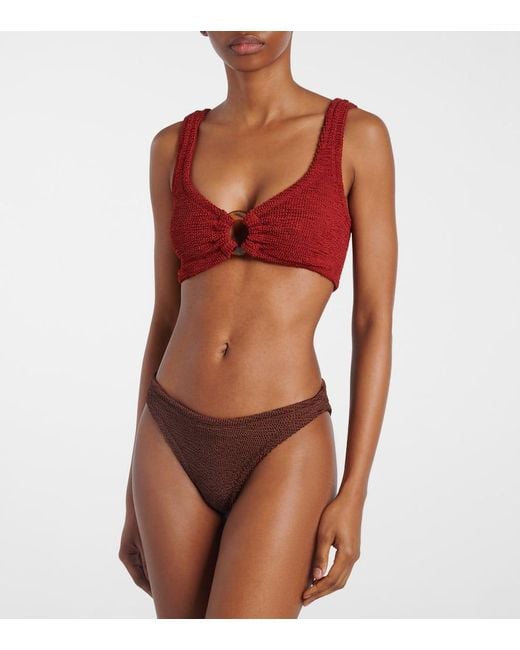 Hunza G Red Julia Bikini