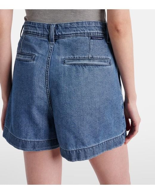 7 For All Mankind Blue Jeansshorts Hilo