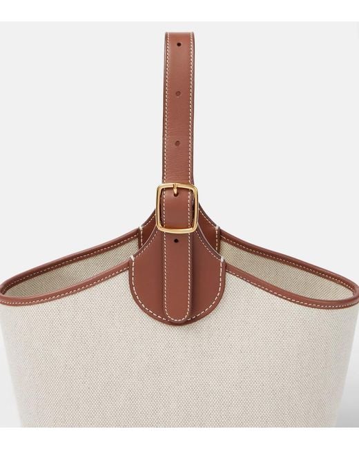 Borsa Bobbin di Loro Piana in White