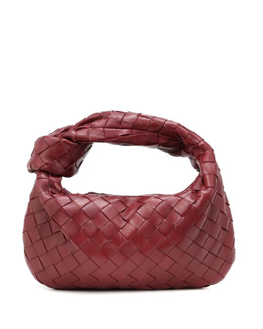 Bottega Veneta red woven mini BV Jodie bag Archives - STYLE DU MONDE