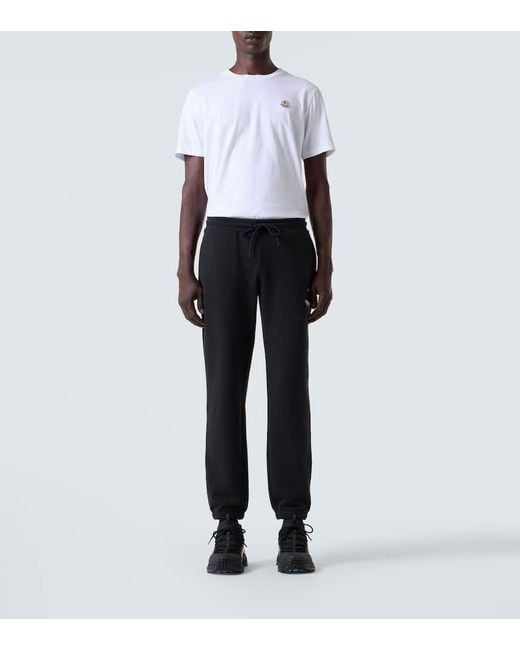 Moncler Black Set Of 3 Logo Cotton Jersey T-Shirts for men