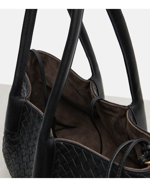 Bottega Veneta Black Wendbare Tote Bag Pinacoteca Small Aus Leder