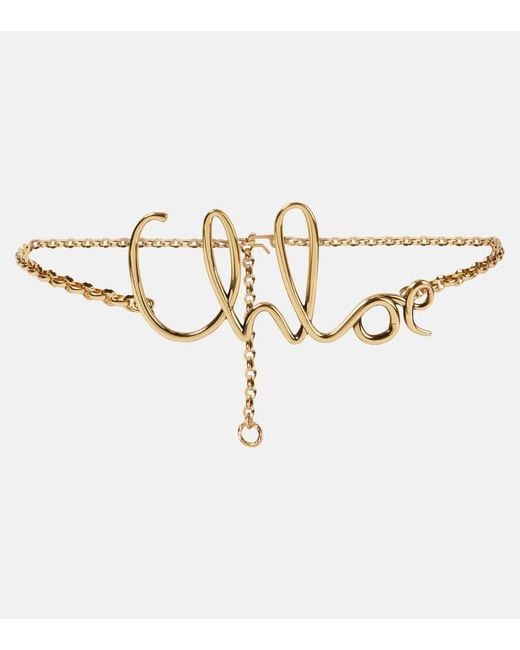 CHLOÉ - Woman - Gold - Belt main image 0
