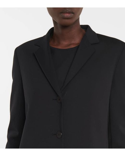 The Row Black Sallik Coat