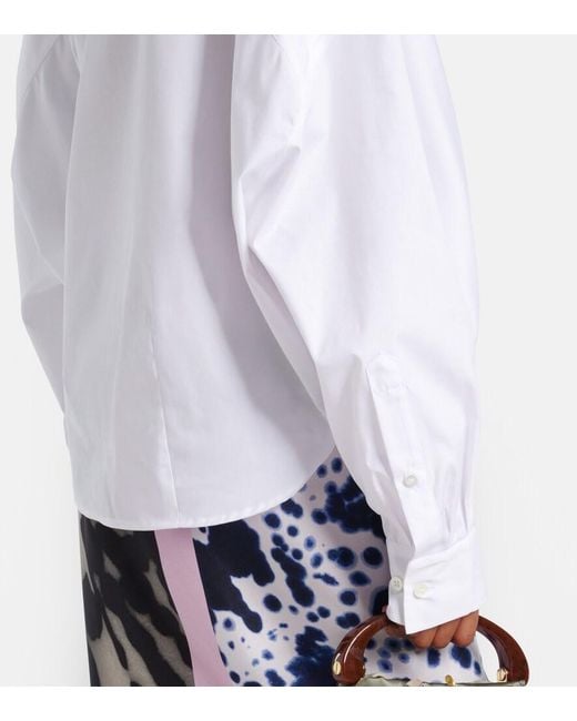 Top De Algodon Dries Van Noten de color White