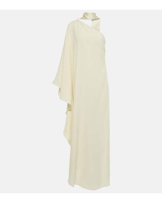 ‎Taller Marmo White Ubud Crepe Cady Gown