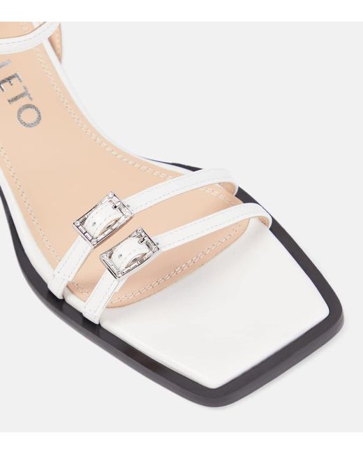 NODALETO Natural Sandalen Bulla Laetitia 45 Aus Leder