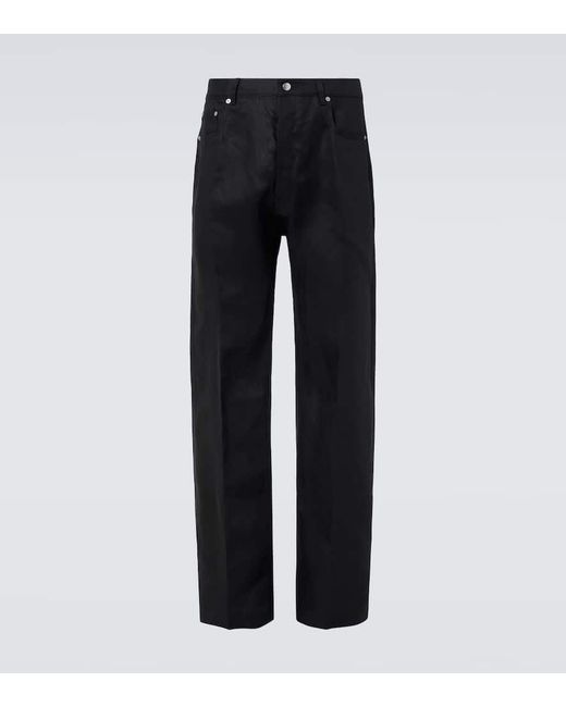 Pantalon Ample Geth En Lin Rick Owens pour homme en coloris Black