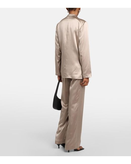 Joseph Natural Joubert Silk Satin Jacket