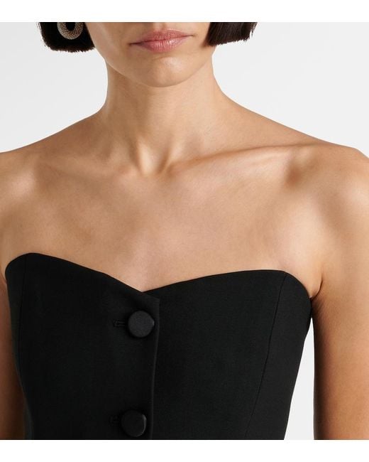 Top Bustier Arlette Veronica Beard en coloris Black