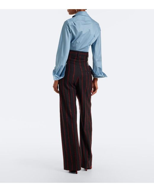 Vivienne Westwood Black Lauren Wool, Alpaca, And Mohair-Blend Pants