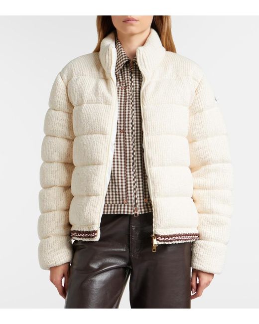 Moncler Natural Cotton Down Jacket