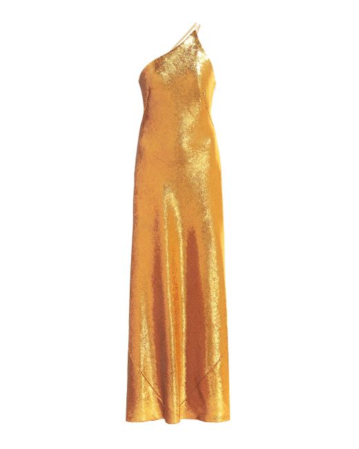 Galvan London Gilded Roxy Sequined Gown in Gold (Metallic) - Lyst