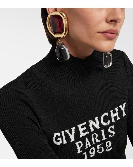 Givenchy Red Clip-Ohrringe Mit Kristallen