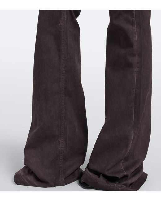 Rick Owens Brown Drkshdw Bollan Bootcut Jeans