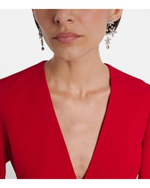 Orecchini Azar Con Cristalli di Jennifer Behr in White