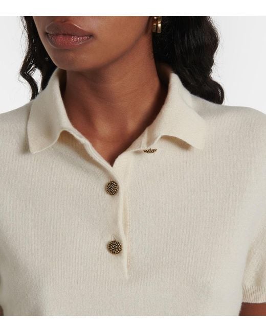 Loro Piana Natural Cashmere Polo Shirt