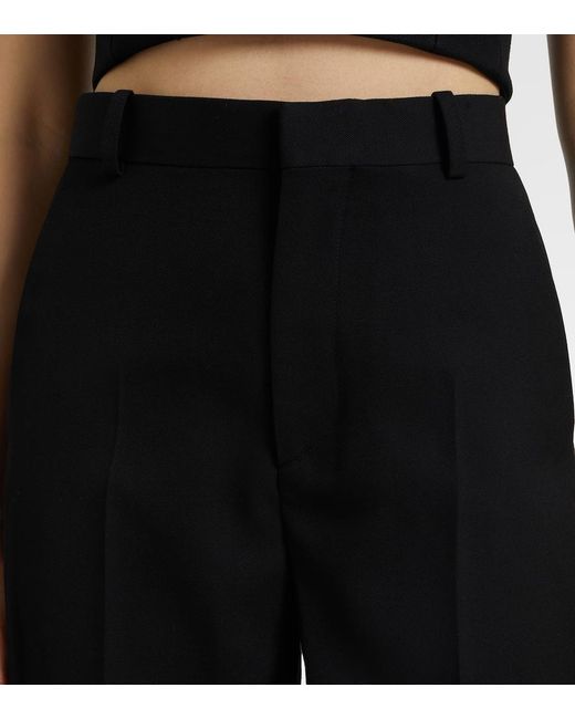 Wardrobe NYC Black Virgin Wool Straight Pants