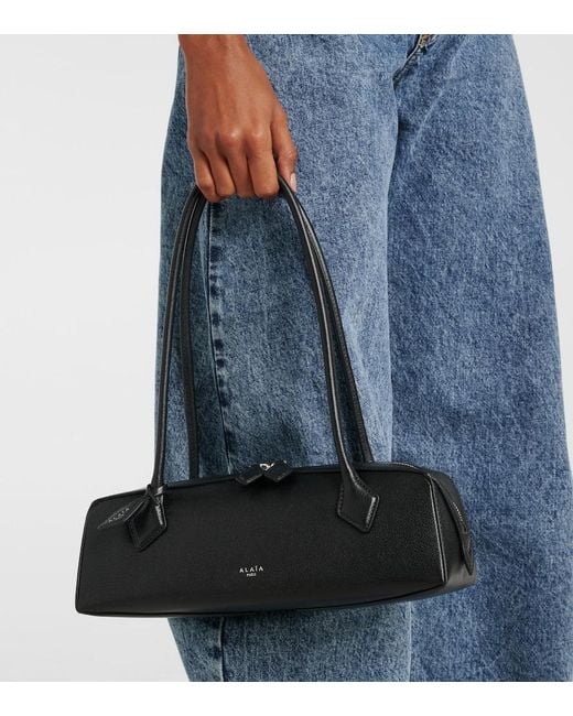 Alaïa Black Le Teckel Leather Shoulder Bag