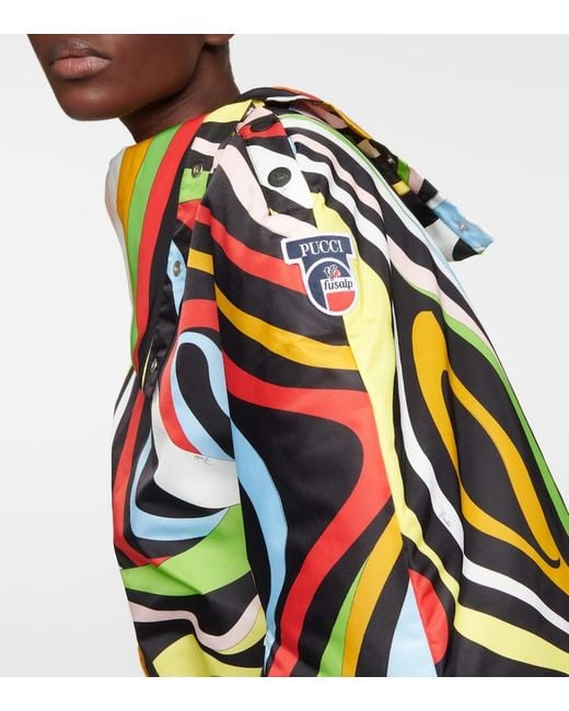 X Fusalp Poncho Marmo Emilio Pucci de color Green