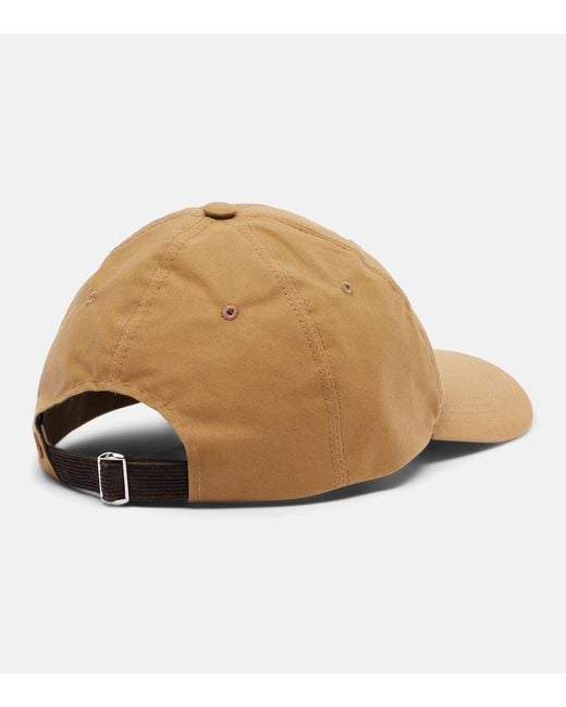 J.W. Anderson Natural Logo Cotton Baseball Cap