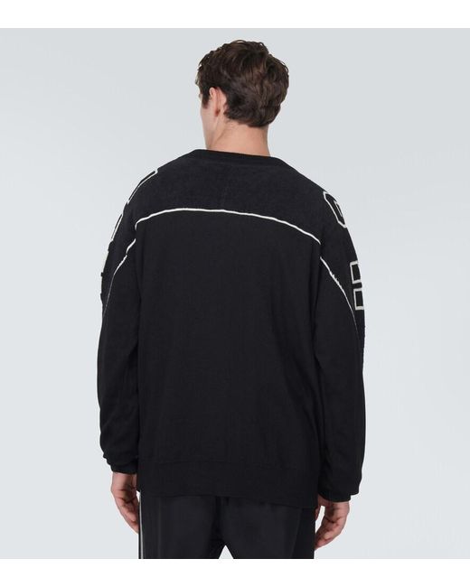 Y-3 Black Logo Cardigan for men