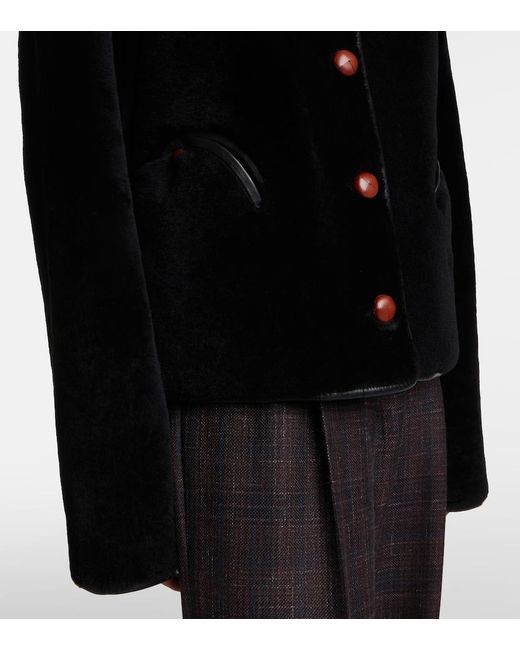 Blazé Milano Black Gliss Shearling Jacket