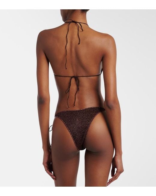Oseree White Lumiere Embellished Bikini