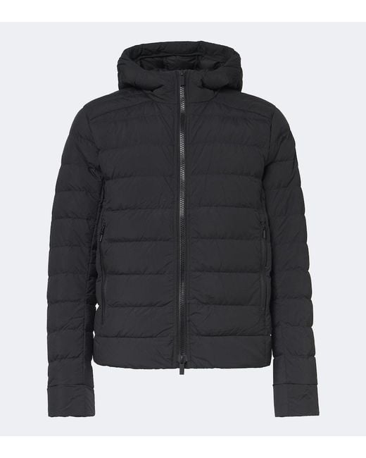 Canada Goose Black Crofton Enduraluxe Hooded Down Jacket for men