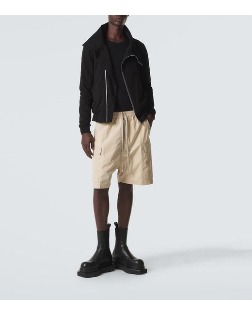 Rick Owens Black Cotton Jacket for men