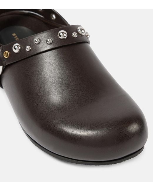 Stella McCartney Black Elyse Studded Clogs