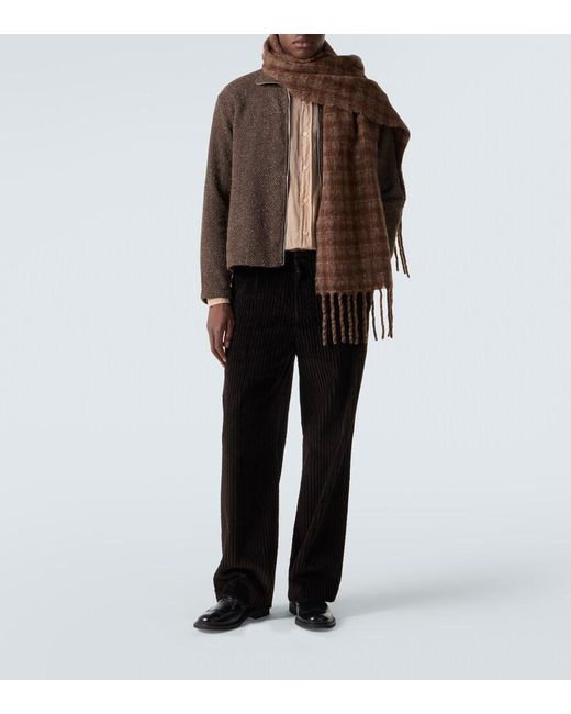 Our Legacy Black Borrowed Cotton Corduroy Chinos for men