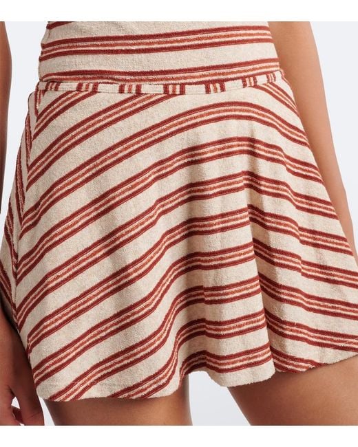 Montce Red Joan Striped Skort