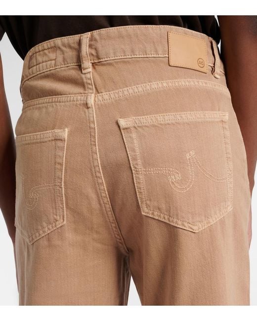 AG Jeans Natural Straight Jeans