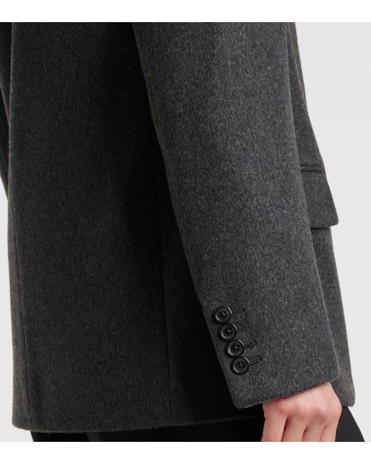 The Row Black Lasonne Cashmere Blazer