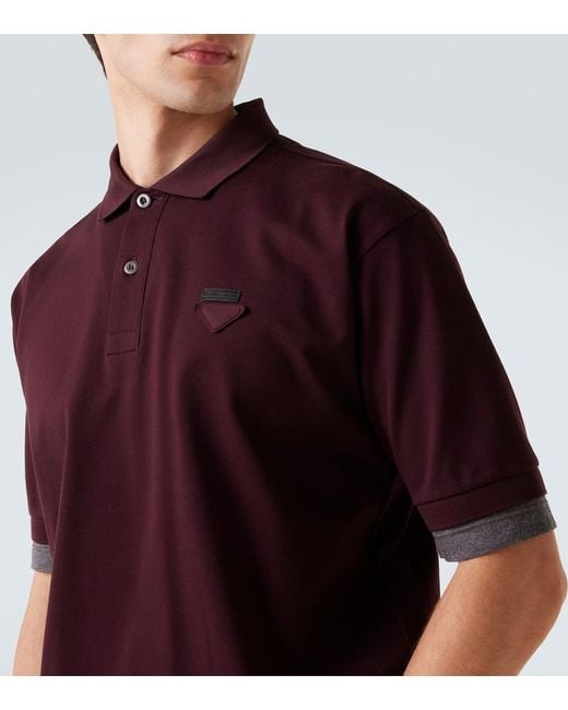 Polo di Prada in Red da Uomo